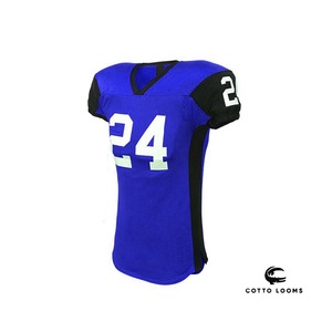 Camiseta de fútbol americano del equipo personalizado y logotipo impreso uniforme sublimado diseño directo de fábrica OEM ropa - Product Image 5