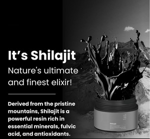 Resina Shilajit pura di qualità Premium con acido fulvico ricco proveniente da himalaya India, disponibile in Private Label e Packaging - Product Image 4