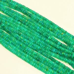 Cuentas Redondas Lisas de Ópalo Etíope Verde de Calidad AAA, Cuentas Lisas de Ópalo Etíope Verde Brillante de 3-6 mm, Ópalo Etíope de Primera Calidad - Product Image 6