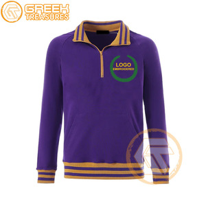 Sudadera bordada de lana de algodón Omega personalizada Fraternidad de alta calidad griega Psi hombres sudaderas transpirables Sorority - Product Image 4