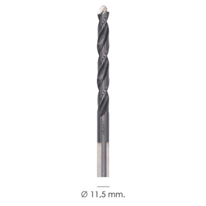 Broca Alpen HSS con testa in metallo Ø 11,50 mm. Tecnologia PEC con 3 fili di taglio - Product Image 3