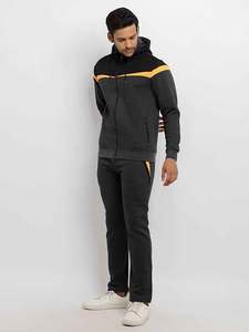 Traje de entrenamiento personalizado de alta calidad 100% algodón trajes de entrenamiento pesado chándales de alta calidad para hombres - Product Image 2
