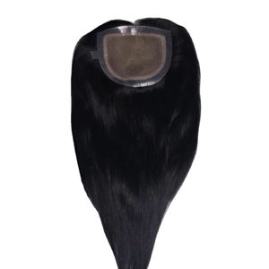 Miraje Vague de Corps et Vague Profonde Indien Remy Cheveux Base en Soie Toupet Systèmes de Cheveux Vague d'Eau Style BD Cheveux Topper - Product Image 6