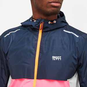 Vestes coupe-vent légères et respirantes de grande taille pour hommes à capuche avec col coupe-vent pour la saison d'hiver à des prix abordables - Product Image 6