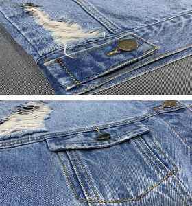 New Wholesale <b>Women</b> Custom Fashion Jean <b>Jacket</b> Outwear Blue Denim <b>Jacket</b> Breathable Low MOQ <b>Women</b> Denim <b>Jacket</b> - Product Image 6