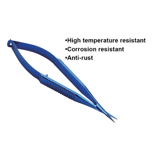 Nuevas tijeras de microresorte hechas a mano, hoja curva con punta afilada de acero inoxidable para extensión de Lengüeta/piel muerta - Product Image 5