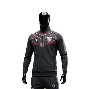 Survêtement de sport surdimensionné léger en polyester polaire avec logo personnalisé du fabricant, imprimé réfléchissant, taille plus, streetwear, jogging - Product Image 4