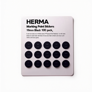 Etiquetas de Marcación HERMA de 19 mm, Negras, Paquete de 100 - Product Image 2