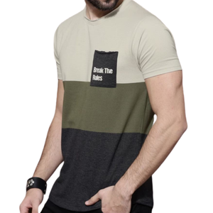 เสื้อยืดคอตตอนสำหรับ100% ของผู้ชายเสื้อใส่วิ่งระบายอากาศได้ดีมีขนาดปรับแต่งได้ - Product Image 4