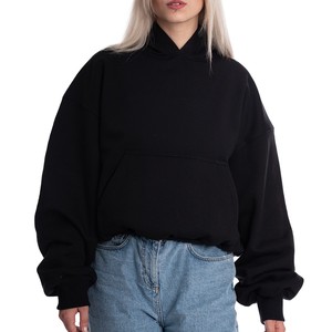 เสื้อฮู้ดผ้าฟลีซแบบมีซิปรูดสำหรับฤดูหนาวผ้าฝ้าย100% ขนาดใหญ่โอเวอร์ไซส์กำหนดโลโก้ได้เอง - Product Image 6