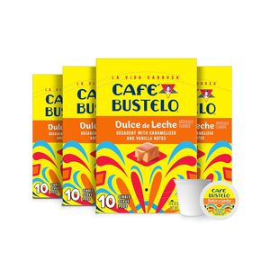 Café Bustelo Dulce de Leche con Sabor Artificial, Cápsulas de Café Individuales, 10 Unidades (Paquete de 6) - Product Image 4