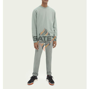 Sweat-shirt en polaire unisexe en gros, vêtements décontractés, col rond, 100% coton, séchage rapide, respirant, nouveaux imprimés basiques - Product Image 3