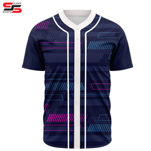 Camiseta de béisbol personalizada con bajo MOQ, camiseta de béisbol con sublimación de nuevo diseño para torneos, novedad - Product Image 5