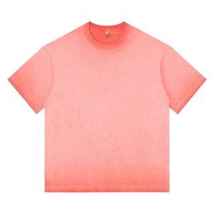 Camiseta de Algodón con Estampado Personalizado para Hombre, Camiseta Holgada con Lavado Ácido, Camiseta de Algodón Orgánico con Estampado Extra Grande para Hombre - Product Image 4