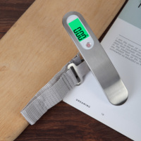 Balance numérique suspendue 50 kg/10 g, balance électronique suspendue avec sangle et crochet en acier inoxydable, balance à bagages pour aéroport