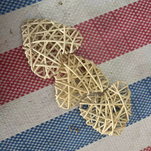 Campana de ratán hecha a mano | Campana de Navidad | Campana de corona | Decoración de ratán - Product Image 1