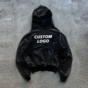 Venta al por mayor de sudaderas con logotipo personalizado de talla grande, sudaderas con capucha lisas y en blanco para hombre - Product Image 6