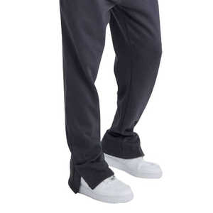 Survêtements personnalisés pour hommes, vêtements de sport, coton et polyester, survêtements à fermeture éclair intégrale, survêtements vierges pour hommes - Product Image 4