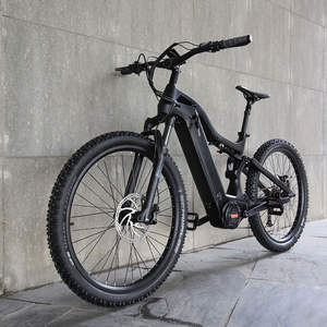 Vélo de montagne électrique à suspension intégrale haut de gamme et neuf, moteur central G510, 1000 W, fibre de carbone - Product Image 1