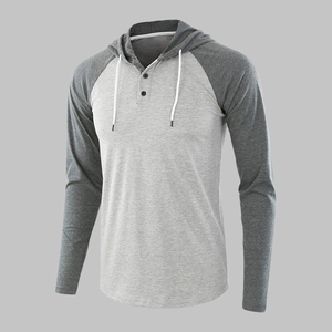 Fabrication sur mesure, design personnalisé, sweat-shirts à capuche pour hommes, vente chaude d'hiver, décontractés, 100% coton, poche, coupe régulière, pull à capuche uni - Product Image 3