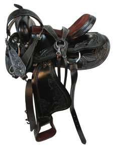 Prix de gros disponible des dernières selles de course de baril occidentales pour chevaux en cuir selle de cheval d'équitation occidentale - Product Image 1