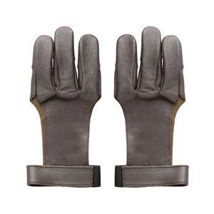<b>Archery</b> Shooting And Hunting <b>Gloves</b> Customize Three Finger Leather <b>Gloves</b> - Product Image 5