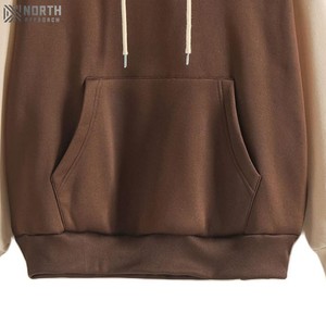 Sweat-shirt doux à imprimé personnalisé manches longues en tricot surdimensionné épaule tombante hiver tenue décontracté à capuche haut en tricot pour les femmes automne - Product Image 2