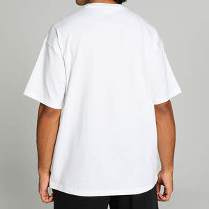 Camiseta de Hombre de Algodón y Fibra de Bambú, Lisa, de Color Sólido, Talla Grande, Estilo Vintage, Transpirable - Product Image 4