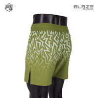 Shorts de grappling MMA personnalisés avec logo imprimé, tissu de qualité, taille élastique mi-haute, séchage rapide, respirant, vêtements d'entraînement sportif pour hommes