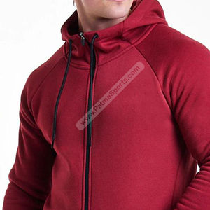 ชุดวอร์มมีฮู้ดผ้าฝ้ายขนแกะไม่มีลายกำหนดได้เองชุดวอร์มผ้าฝ้ายมีฮู้ดผ้า100% ฝรั่งเศสเทอร์รี่มีฮู้ดทรงบ็อกซี่ใส่ได้กับเสื้อผ้าแบบเย็บปัก - Product Image 4