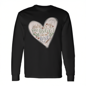 Camiseta promocional de manga larga con versículo bíblico de 1 Samuel 2 - Product Image 2