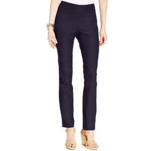 Charter Club Women's Petite Cambridge Tummy-Control Slim-Leg Pants Size <b>20X4</b> Blue-Breathable Feature - Product Image 1