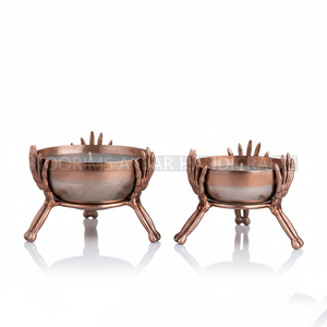 2026 Cuivre Antique En Aluminium Chargeur Plaque Élégant Vaisselle Restauration Usine Direct En Vrac Exportateur En Gros Fabricant - Product Image 1