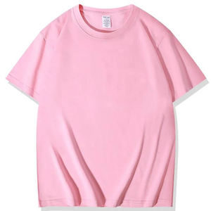 T-shirt d'été respirant en coton 100% tricoté pour hommes grande taille de haute qualité Impression numérique personnalisée du logo 300gsm Col rond Design vierge - Product Image 5