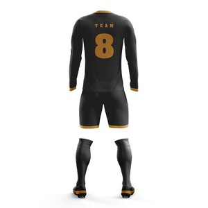 Uniforme de fútbol personalizado, Jersey de manga completa, fabricante y exportador de uniformes de equipo y ropa deportiva de etiqueta privada - Product Image 6