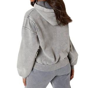 Nouveautés Streetwear Pulls à capuche slim fit Crop top Mode 100% coton Sweat-shirts lourds Sweat-shirts décontractés - Product Image 5