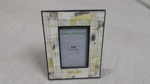 High Quality Eco-Friendly Modern Real Ox Horn Inlay Polished Handicraft Picture <b>Frame</b> Home Hotel - Product Image 3