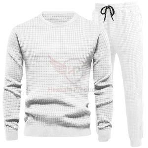 Conjunto de chándal de Jersey para correr activo para hombre, logotipo personalizado de alta calidad, forro polar cálido para invierno, respetuoso con el medio ambiente para el verano, transpirable - Product Image 5