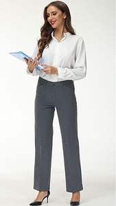 Ladies Meeting Casual Street Fashion Wear Women Dress Pant Office Formal Business Dress Pants Works Wear Outdoor Business Pants - Product Image 2