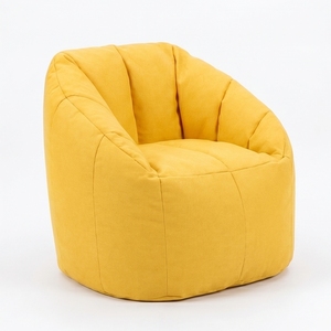 Sillón Puff para Niños o Padres, Asiento Acolchado con Aspecto de Mezclilla, Sofá Interior para Dormitorio o Sala de Juegos - Product Image 1