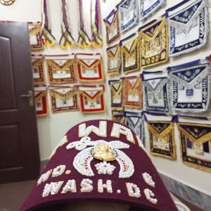 Shriner Fez Rhinestone Bordado-HSE - Product Image 5