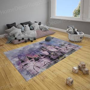 Alfombra de Castillo de Cenicienta, Alfombras para Habitación de Niña, Alfombras Modernas, Alfombra para Niña, Alfombras de Lujo, Alfombra de Terciopelo de Lujo - Product Image 2
