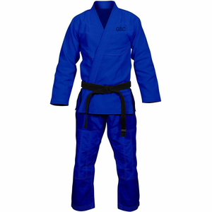 Uniformes de Jiu Jitsu brasileño personalizados 100% algodón Unisex variedad de colores Judo artes marciales desgaste - Product Image 3