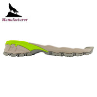 Semelle extérieure de chaussure de randonnée et de trail en caoutchouc MD à haute résilience, résistante aux déchirures, pour l'alpinisme, en TPU