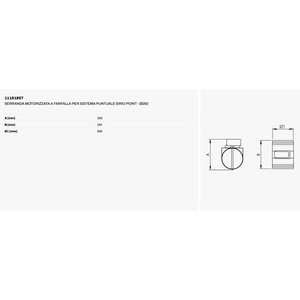 Volet papillon motorisé pour systèmes CVC Tecnosystemi à commande ponctuelle - Product Image 6