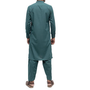 Ensemble Salwar Kameez 2 Pièces pour Homme, Personnalisé, en Tissu de Haute Qualité, Kurta et Shalwar, Anti-humidité, Séchage Rapide, Traditionnel - Product Image 3