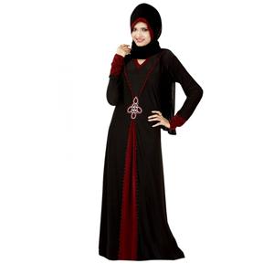 Ropa islámica de alta calidad, vestido musulmán de tela, mujeres islámicas, estilo árabe Abaya, longitud completa, vestidos musulmanes de talla grande para mujer - Product Image 4