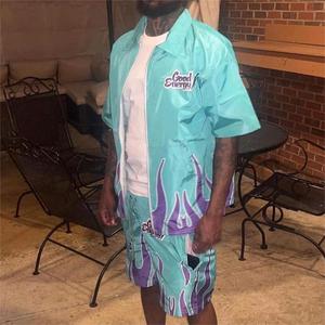 Survêtement d'hiver pour hommes avec design personnalisé Collection printemps tendance Veste et short en nylon Service OEM Bon prix - Product Image 3