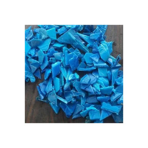 Venta al por mayor de reciclado de bidones de HDPE/escamas de bidones azules de HDPE/desechos de bidones de HDPE a precio económico - Product Image 1