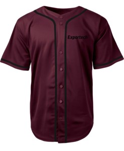 Maillot de baseball respirant grande taille en tissu 100 % polyester - Product Image 3